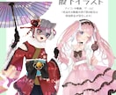 厚塗りならではの優しいイラストお描きします かわいい女の子や綺麗な女の人、優しい男の子をお描きします＊ イメージ4