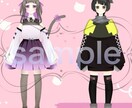 格安で全身のLive2Dモデルを制作します 瞳の揺れ、獣耳も追加料金なしでこの価格！ イメージ4