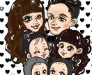 可愛いポップな似顔絵に仕上げます 可愛いくポップな似顔絵描いちゃいます！ イメージ2