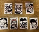 写真等で書いてほしい似顔絵やイラストを描きます 記念日のプレゼントや観賞用などに喜ばれています。 イメージ1