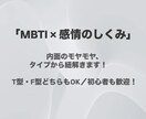 MBTI×感情処理診断で内面を深く読み解きます 「MBTIだけじゃわからない、内面の複雑さに寄り添います」 イメージ1
