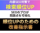 SEO内部対策のサイト改善指示書を作成します SEOコンサルタントによる検索上位を目指すホームページ分析 イメージ1