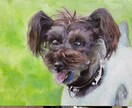 リアルだけど可愛い！ペット等の似顔絵描きます 手持ちの写真を元に油彩でおしゃれに仕上げます♪ イメージ5