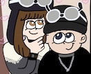 目が特徴的なpopな似顔絵イラストかきます イラストを通して笑顔を届けたいです！ イメージ6