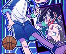 人数限定価格！うちの子全部盛りイラスト描きます TRPGにも♪全身立ち絵＋表情差分＋ミニキャラ＋小物セット イメージ7