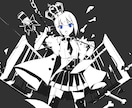 かいりきベアさん曲イラストかきます 歌い手さん向け！ルマ、ベノム等のトレスイラスト描きます！ イメージ1