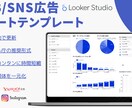 Web/SNS広告のダッシュボード作成します 多数の広告媒体を一元で管理を毎日自動で更新できる。 イメージ1