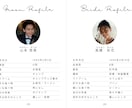 両家顔合わせしおり制作します 両家の絆をそっと結ぶしおり制作 イメージ7