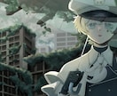 空気感の伝わる、静かな一枚絵を描きます 光と影が特徴的な低彩度のイラストです イメージ1