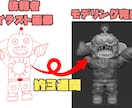 フィギュア・ソフビ原型製作の少額プランやります コストを抑えて理想の原型を作ろう イメージ2
