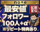noteのアカウントを拡散しフォロワーを増やします note｜フォロワー｜フォロー｜拡散｜収益化｜認知拡大 イメージ1