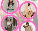Instagram投稿用画像を作成いたします ファッション関連ECショップさま向け投稿画像が得意です！ イメージ1