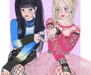 K-POPアイドル少女漫画風似顔絵を描きます あなたの推しみたいに！主役にさせます✮*｡ﾟ イメージ3