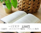 用途自由！格安でオリジナル小説執筆します 長編小説、脚本、台本、プロットなどどんな用途にも イメージ1