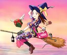 MVやポスター用のイラスト作成します アニメ塗りサイバー系・ファンタジー系のイラスト作成します。 イメージ2