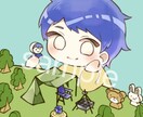 男の子も女の子も動物も！可愛いキャラ描きます アイコンにしたときにも綺麗に見える塗りや構図を意識します。 イメージ3
