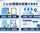 Webサイトの情報をExcelに一覧化します スクレイピングで価格・店舗・求人データを収集 イメージ2