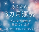 今から3カ月間の総合運＆可能性を鑑定します あなたの強みを生かす！金運・仕事運・人間関係・家庭を鑑定 イメージ1