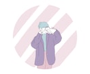 SNSアイコン（線画）描きます InstagramやLINEなど、SNSを線画アイコンで イメージ4