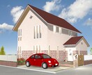 住宅まるごと4アングル！3Dパース作成します 家づくりでイメージを膨らませるお手伝い♪【4枚set】 イメージ8