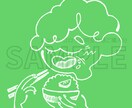 どこでも使えるシンプルなイラストを3つ作成します ちょっとした所に一味加えてみませんか？ イメージ5