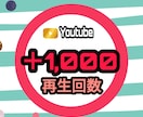 YouTubeの再生回数を1,000 回増やします Youtube収益化で不労所得GET！ イメージ1