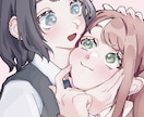 商用利用◎ 可愛い女の子キャラ承ります リアル調の似顔絵などもお受けできます イメージ2