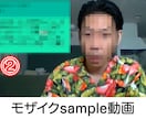 モザイク（顔・声・音）加工/ぼかし処理/承ります 当日納品も可能です！スピード納品が自慢！長い動画でも対応可能 イメージ2