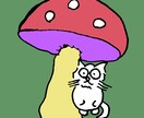 ゆるいタッチでイラストを描きます ゆるくてシュールな動物イラストを描きます イメージ9