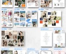 全12P選べる結婚式プロフィールブック作成できます CANVA操作&加工ガイド・入稿ガイド付き イメージ9
