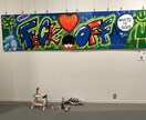 グラフィティアートをメインに出品します デジタルやスプレーアートスケボーのデザインなど イメージ4