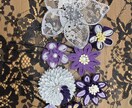 髪飾りをつまみ細工で作ります お着物の色やイメージに合わせてお作りいたします。 イメージ1