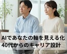 AIでキャリアの軸を再設計します ChatGPTで強みと方向性を見える化 イメージ1