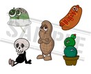 お店の顔に！キャラ制作＆看板メニューデザインします キャラ制作からメニュー・看板まで！丸ごとお任せください イメージ2