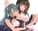 シンプルイラスト制作します ちゅるんと透明感のあるシンプルなイラスト イメージ2
