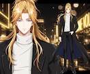 男性VTuber様向けの高品質セット承ります 配信画面/背景/ネームロゴ/離席中/待機中/OP/EDセット イメージ9