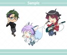 配信・SNS・グッズ◎可愛いミニキャラお描きします 【５名様限定価格】配信・グッズ・SNSで“映える”ミニキャラ イメージ6