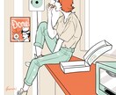 魅力的な女性を描きます カラフルでポップなイラストです！ イメージ4