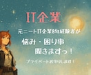 IT業界のお悩みお聞きします 就職、面接、面談などの細かい疑問、お悩みに回答します。 イメージ1