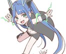かわいいミニキャラ描きます アイコンやサムネイル素材として使えるミニキャラ描きます！ イメージ1