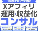 X(Twitter)の収益化方法をコンサルします 期間限定カテゴリ最安値！Xアフィリ収益化のコツを1時間伝授 イメージ1
