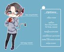 可愛いちびキャラアイコン(ヘッダーも)描きます 自分のキャラや好きなキャラをデフォルメしたい方へ！ イメージ2