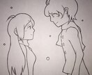 ご要望のモノクロイラスト、お描きします 自分で色を付けられるのが最大の特徴です！ イメージ1