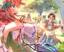 イラスト描きます 繊細な絵を描きます。ファンタジーと着物が得意です。 イメージ2