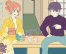 アイコンや似顔絵のなどのイラストお描きをします いろんな表情、季節に沿ったイラストなどお絵かきします！ イメージ1