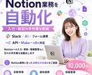 Notionの入力・管理業務を自動化します Slack・フォーム・AIなどと連携して手作業を減らします イメージ1