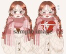 商用◎ 透明感ある似顔絵、イラスト描きます 【美容・配信・ビジネス・歌ってみた・SNS用】 イメージ6