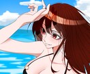 スピード納品！！綺麗で可愛い一枚絵を描きます 動画用、アイコン等、目を引くイラストを描きます！！ イメージ3