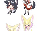 かわいいケモミミキャラクター制作します キャラデザ、アイコン、スタンプなど受け付けます イメージ8