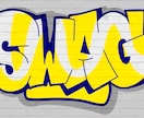 グラフィティ・タギングロゴ制作致します HIPHOPやストリート風、YouTube等のタイトルに！ イメージ3